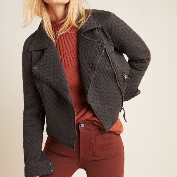 Anthropologie Jackets & Blazers - Marrakech Quilted Moto Jacket